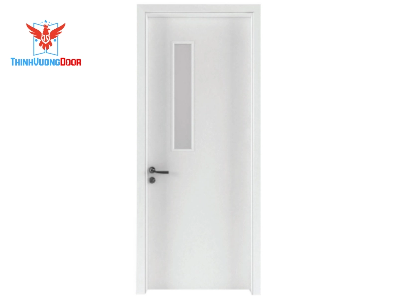Mẫu cửa nhựa Composite màu trắng