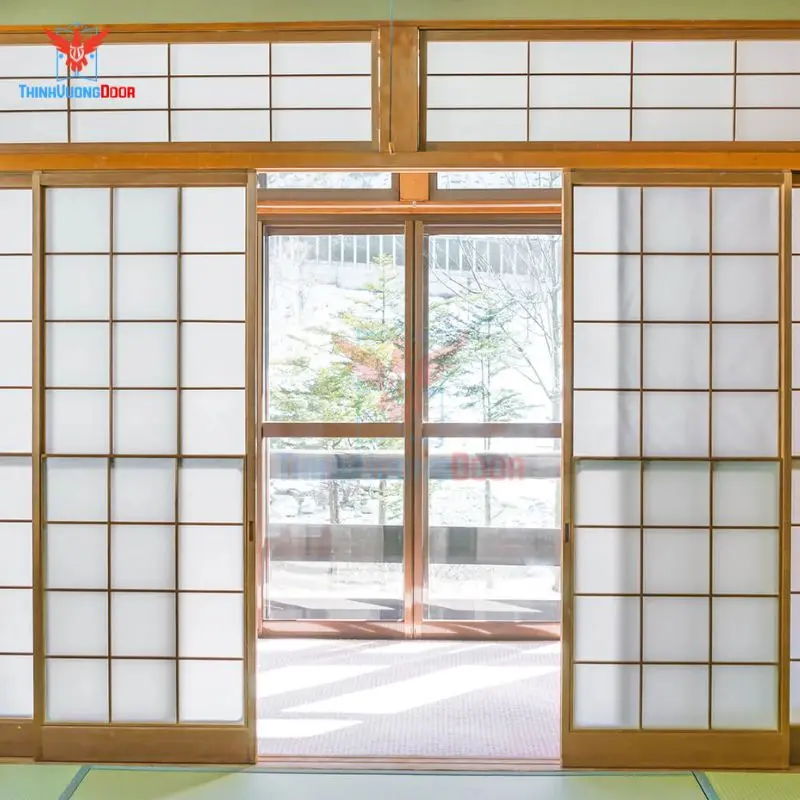 cửa lùa gỗ kiểu nhật