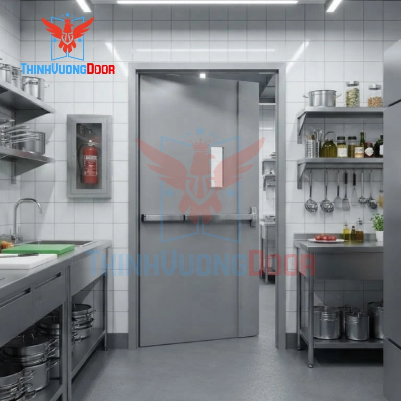 Thông số kỹ thuật chi tiết của cửa thép chống cháy P2G1 TTH