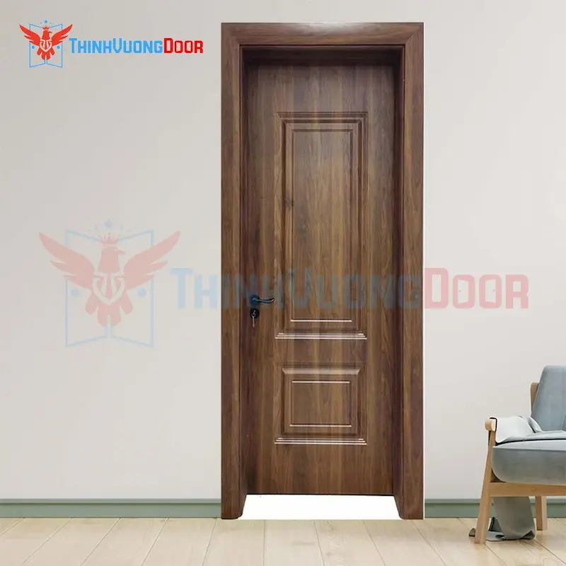 Mẫu cửa panel nổi hoa văn cổ điển