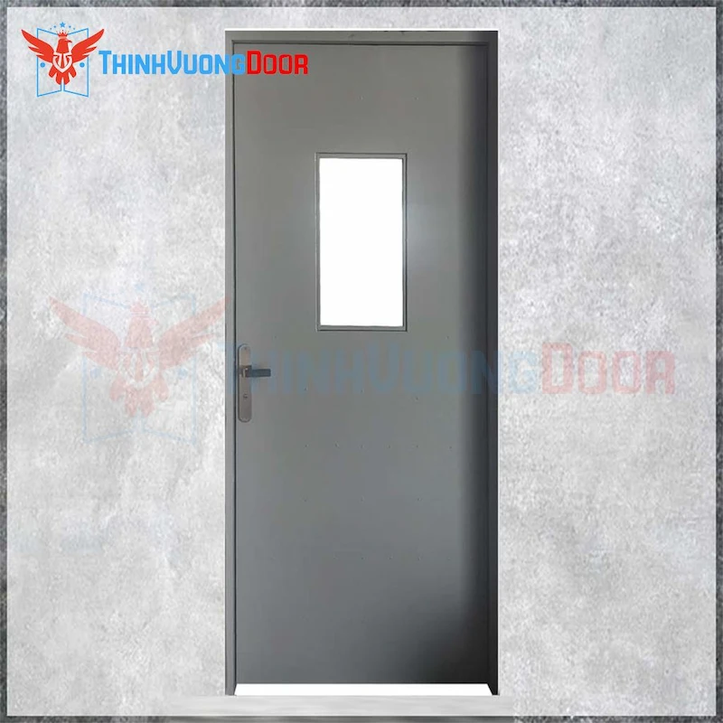 Cửa thép chống cháy P1G1 khóa tay gạt Cửa thép chống cháy P1G1 khóa tay gạt