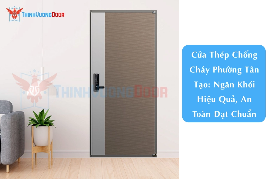Cửa Thép Chống Cháy Phường Tân Tạo: Ngăn Khói Hiệu Quả, An Toàn Đạt Chuẩn