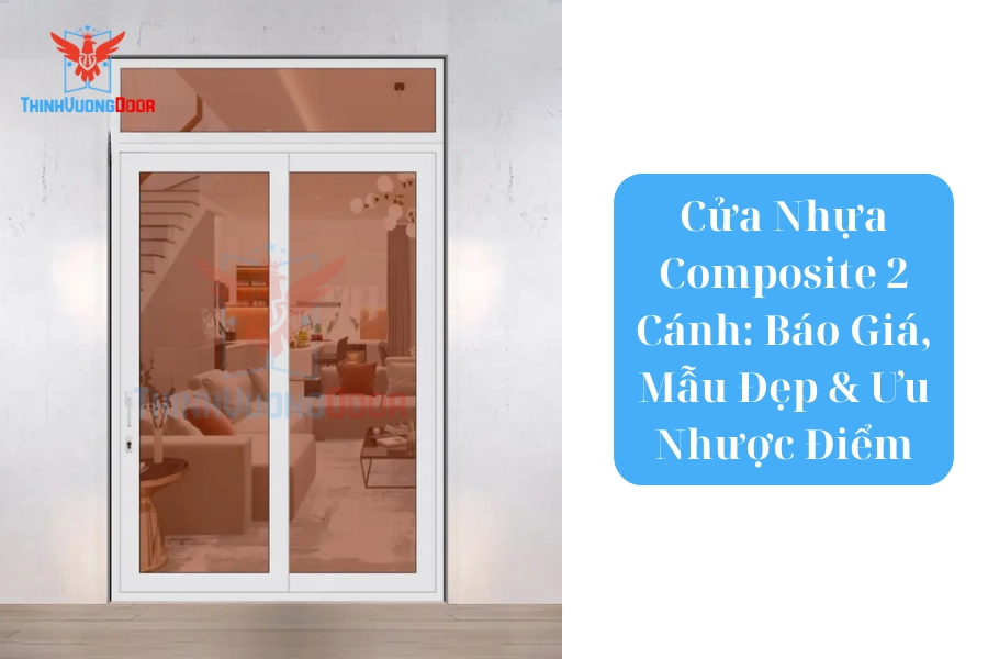 Cửa Nhựa Composite 2 Cánh: Báo Giá, Mẫu Đẹp & Ưu Nhược Điểm