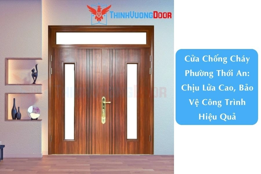 Cửa Chống Cháy Phường Thới An: Chịu Lửa Cao, Bảo Vệ Công Trình Hiệu Quả