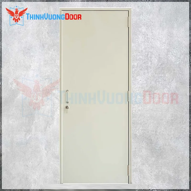 Cửa thép chống cháy P1 xám 2 Cửa thép chống cháy P1 xám 2