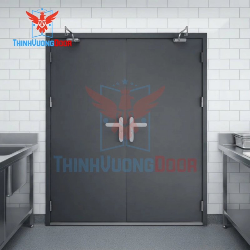 Thông số kỹ thuật chi tiết cửa thép chống cháy P2