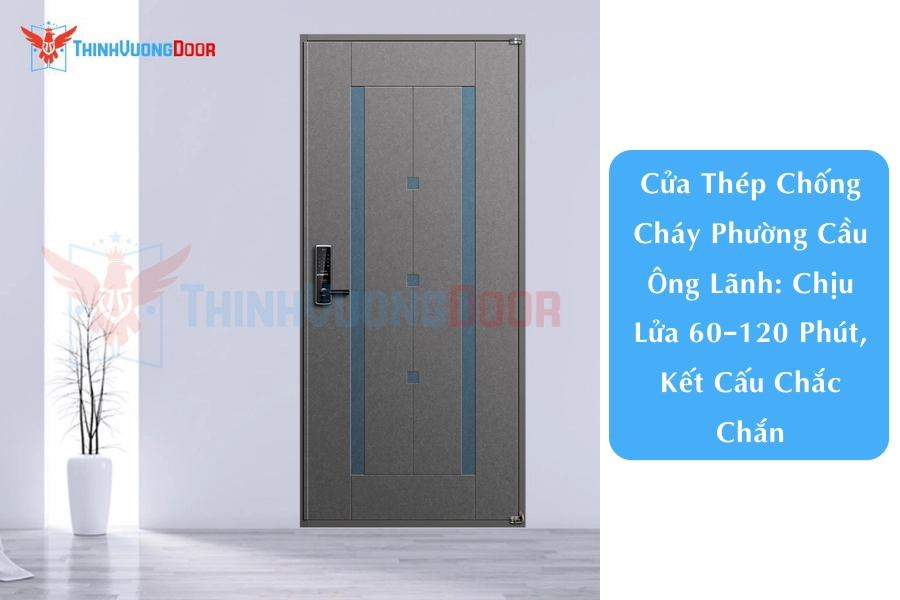 Cửa Thép Chống Cháy Phường Cầu Ông Lãnh: Chịu Lửa 60–120 Phút, Kết Cấu Chắc Chắn