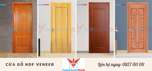 Mẫu cửa gỗ HDF Veneer chất lượng, chính hãng tại ThinhVuongDoor