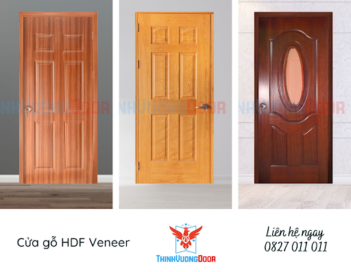 Ưu điểm nổi bật của cửa gỗ HDF Veneer