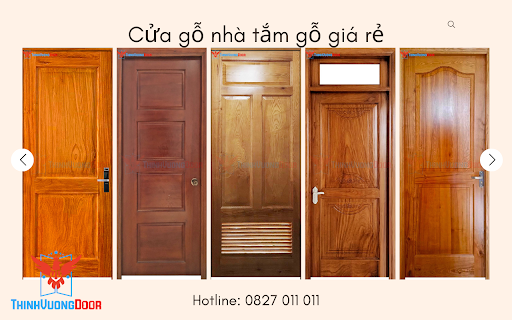 Mẫu cửa gỗ nhà tắm gỗ giá rẻ Cửa gỗ nhà tắm giá rẻ là các loại cửa được cung cấp với mứ