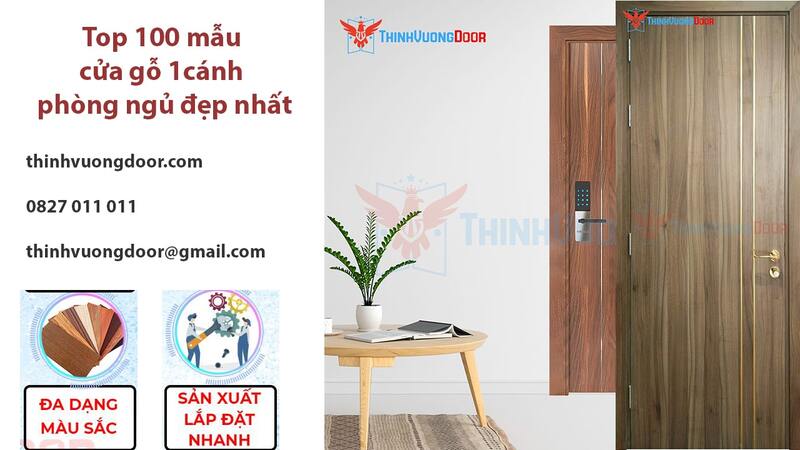 Thịnh Vượng Door - Đơn vị cung cấp cửa gỗ 1 cánh phòng ngủ uy tín