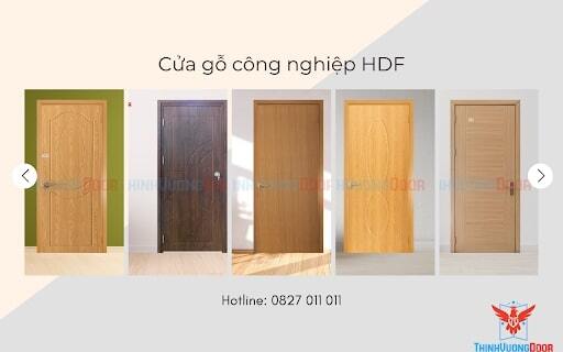 Mẫu cửa gỗ công nghiệp HDF